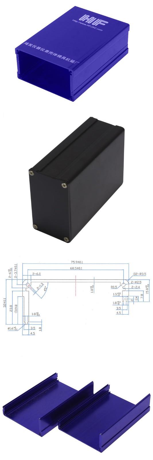 Instrument Extruded Aluminum Enclosure
